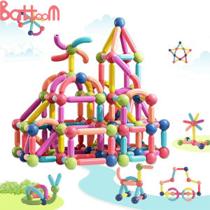 Magnetic Constructor Building Blocks Set Children Variable Magnetic Bar Sticks Brain-Training Toy Educational Stem Construction Toys for Toddlers Toys Gift