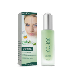 Eelhoe Anti Aging Daily Serum Lifting Firming Fade Fine Lines Dark Circle Whitening Repair Serum Shrink Pore Brighten Skin Tone Moisturizing Essence Smooth Blemish Skin Deep Anti-Wrinkle Face Serum（30ml）