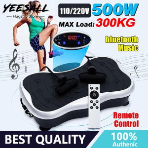 【Best Sellers】Vibration Machines Weight loss 500W 180Levels Slimming Machine Home equipment Plate Platform Massager Fitness With Bluetooth Music with drawstring Home equipment Weight loss Artifact Ultra-thin Genuine Fat Rejection Slimming Machine