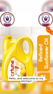 Fortune Sunlite Refined Sunflower cooking Oil -5L Light Heart-Healthy and Full of Natural Goodness!