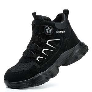 Lightweight Mens Safety Shoes Sturdy Mens Work Shoes Anti Smash Anti Impact Indestructible Industrial Outdoor Mens Shoes