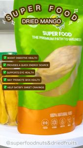 Superfood Dried Mango - Naturally Sweet Nutrient-Rich Snack