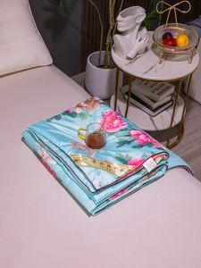 Mùa Hè Mát Mẻ Bằng Lụa Băng 100% Có Thể Giặt Bằng Máy Chăn Làm Mát Máy Lạnh Mỏng Cho Hai Người Chăn Cho Ký Túc Xá Một Người Dùng Mùa Hè