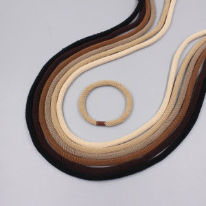 Chopsticks Are Also Thick 8mm Thick High Elastic Hair Bands Hair Band DIY Hair Rope Rope Basic Material Leather Cover Extra Thick