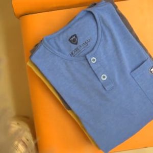 KHOIRUMMAH Koko Kurta Bilal - Kaos Koko Pria - Kurta Pakistan Polos Lengan 3/4 - Yellow