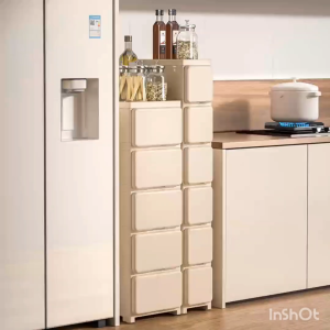 3/5/6/7 Tier Plastic Drawer Cabinet - Slim Design / Plastic Cabinet