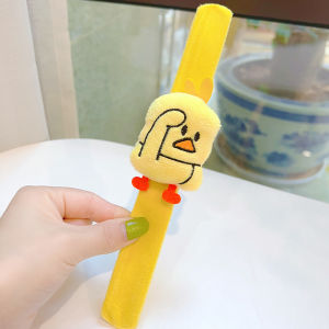 Cute Cartoon Sunflower Plush Childrens Bracelet Princess Style Girls Headwear Basic Packaging Childrens Accessory Gift