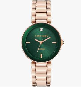 Anne Klein Womens Genuine Diamond Dial Bracelet Watch