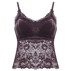 Huyu | Velvet Lace Soft Back Camisole