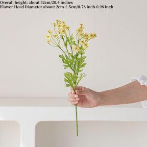 Mô Phỏng Cành Hoa Cúc Đơn Bó Hoa Cúc Dành Cho Trường Học Văn Phòng Trang Trí Tự Làm Nhà Cửa Phòng Khách Đồ Trang Trí Bàn Làm Việc Hoa Nhân Tạo