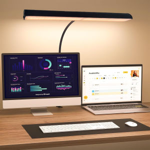 KEBINCPLED Anti Glare Screen Light USB 5V Indoor Computer Clip Desk Lamp Dimming Switch Color Temperature Study Night Light