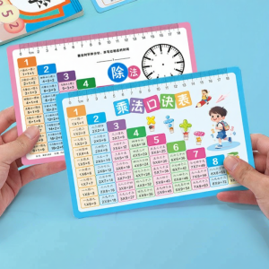 TAOHUANWU | Multiplication Table Addition Subtraction Teaching Aid Learning Cards