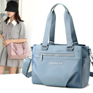 【colorful fox】large capacity multi-layer tote bag fashion waterproof nylon handbag/crossbody bag
