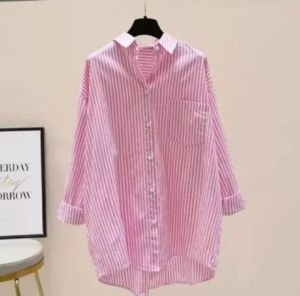 KEMEJA SALUR WANITA DEWASA//ATASAN PEREMPUAN KEKINIAN//KEMEJA WANITA TERBARU