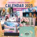 Set Kalendar 2025 Desk Calendar Table Calendar 2025 Malaysia Brunei Singapore Home Office Deco Planning Calendar 2025 Kalender Murah Kalendar Cantik Gift Set. 