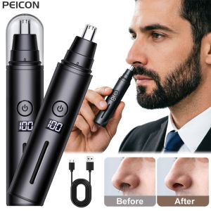 Nose Hair Trimmer for Men Mini Electric Nose Hair Remover Portable Trimmer for Nose and Ears USB Rechargeable Nose Hair Clipper