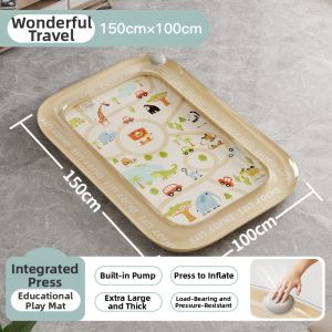 LaiBei | Inflatable Learning Crawl Mat Large