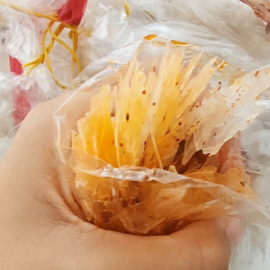 xâu vò tuổi thơ bánh khô cắt sợi muối tôm sa tế tây ninh 10 bịch riêng ăn liền dễ để dành nhà mẹ mía