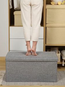 โมเดลเครื่องสินค้า เก้าอี้สตูล สตูลนั่ง สตูลเก็บของได้ เก้าอี้เก็บของ 50*30*30cm สตูลวางเท้า สตูลวางเท้า