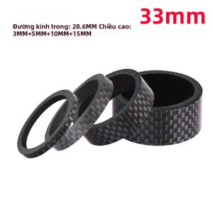 TOOPRE | Đệm Giữa Ghi đông Xe Đạp 3K Sợi Carbon 28.6mm