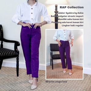 RAP - Celana Wanita Model Kancing-Celana Syakira-Celana Kerja