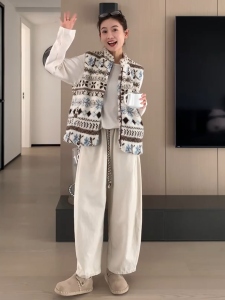 Slimming Straight Leg Nine-Tenths Pants Womens Fashion High Waist Loose Casual Trousers Autumn 2025 Trendy Laid-back Style