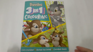 Disney Bunnies 3in1 Fun Colouring Book For Kids