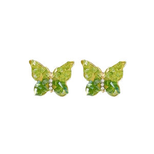 WYK | High-end Green Butterfly Earrings