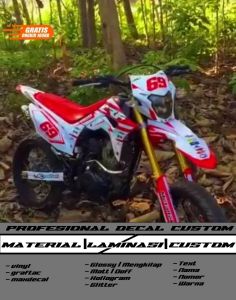 0114 Decal Stiker CRF150 Fullbody Glossy