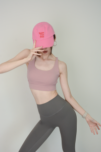 เสื้อชั้นในกีฬาแบบหน้าอกเต็ม ทรงหลวม ไร้โครง แขนยาว ด้านหลังสวยงาม สำหรับผู้หญิง ช่วงฤดูร้อน ป้องกันการหย่อนคล้อย