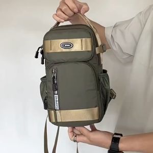 DM Waterproof Anti-Scratch Fashion Travel Multifunctional Messenger Bag Sling Bag Shoulder Bag Backpack Nylon