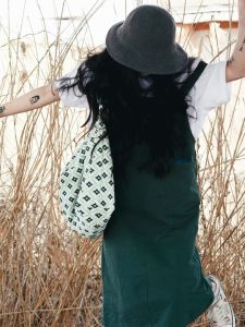 Original September Du Fresh Sweet Casual Single Shoulder Womens Bag Simple Versatile Cotton Cloth Bag for Leisure Scenarios