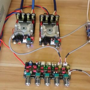 (COD)2*300W TPA3255 BTL Mono 600W Stereo Digital Amplifier Board High Power Audio AMP