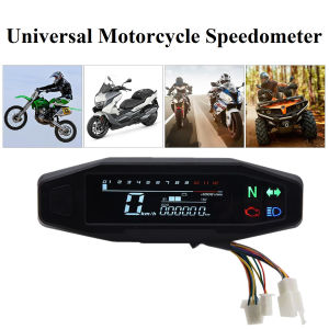 Digital Motorcycle Speedometer Meters Instrument With Turn Signal Light Indicator Dashboard Panel Motorcycle Accessories