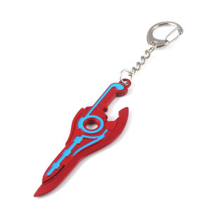 Game Xenoblade Chronicles 2 Key chains Metal MONADO Pyra Mythra Sword Rex Core Chaveiro Keyrings car Key Chain Jewelry