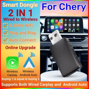 Mini Carplay Box 2in1 Wireless Carplay Adapter Android Auto Chery Tiggo 8 Tiggo 2 Tiggo 3 Tiggo 4 Arrizo 5 Arrizo 6 Arrizo 7