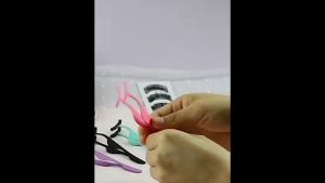 YP Curved Eyelash Curler Plastic False Eyelash Clip Aids For Grafting Eyelashes Arc Mouth Clip