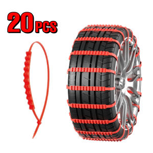 AIVC Anti-Skid Snow Chains for Car Motorcycles Winter and Bad Terrain Wheels Anti-slip Emergency Universal Lockout Artifact