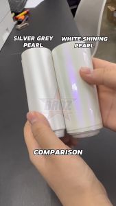 Car / Motor Sticker White Shining Pearl/Silver Grey Pearl Flash Color Vinyl Film Car Kereta Sticker Wrap