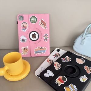 🔥ส่งจากไทย🔥เครยอนชินจัง สติ๊กเกอร์ เคส for iPad air7 2025 11 pro 2024 11 10.2 Gen11 10 9 8 เคสไอแพด 2022 2021 Air4 5 6 10.9 Pro 11 Case การหมุน 360 การ์ตูน