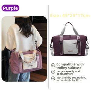 MIRUIDUO | Large Capacity Expandable Lightweight Travel Bag for Women