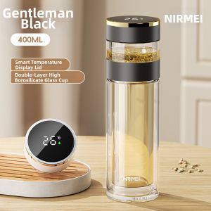 Tea Separation Portable Glass Cup
