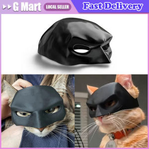 Black Bat Cat Warrior Mask Cat Mask Cosplay Assassin Mask Matte Cute Bat Mask Cool Superhero Pet Cat Dog Toy Dog Costume