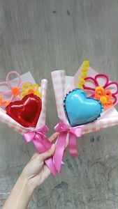 Buket Murah Buket Balon Love Buket Bunga Kawat Bulu