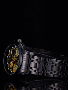 Jam Tangan Pria Keluaran Terbaru Trend Kekinian Rantai Stanlies Tahan Karat Tahan Air Fitur Tanggal Aktif Jarum Menyala Ditempat Gelap Rantai Tebal Kokoh Cermin Anti Gores Gratis Box Dan Baterai Cadangan