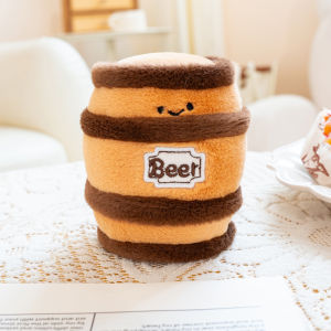 QIAOSHANG | Funny Beer-shaped Plush Toy