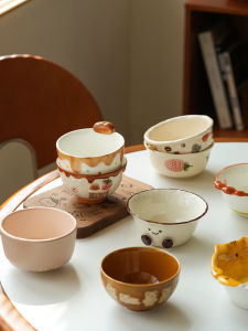Bát Đựng Cơm Bằng Gốm Sứ Dễ Thương Thiết Kế Hoạt Hình Đĩa Ăn Nhẹ Nhàng Cho Mọi Người Xuất Xứ Trung Quốc Đại Lục