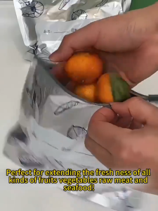 10Pcs Thickened Aluminum Foil Food Bag-Leakproof Stand Up Freezer Zip Lock Fresh-keeping Storage Bag