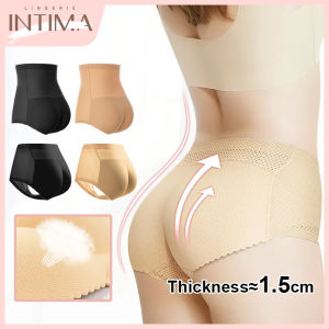 INTIMA Women Sponge Hip Enhancer Padded Panty Body Shaper Butt Lifter Panties Push Up Hips Shapewear Underwear Breathable Briefs Female Invisible Control Underpants