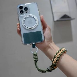 Handwoven adjustable mobile phone universal lanyard wrist strap Outdoor sports convenient safety anti-drop rope